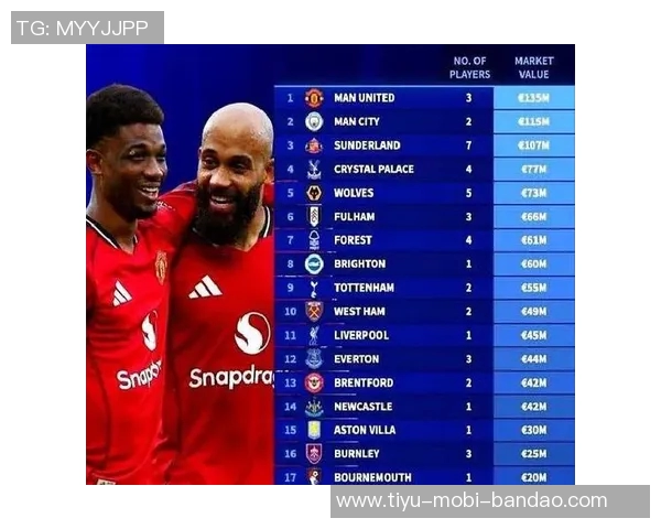 英超球队非洲杯球员身价排名曼联曼城占据前两位阿森纳切尔西无一参赛